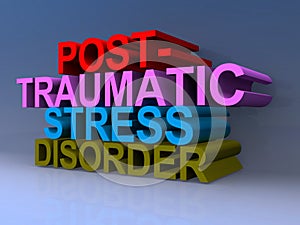 Post traumatic stress disorder illustration