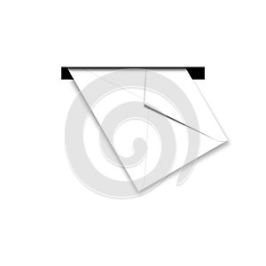 Postage and packing service - Envelope in mailbox