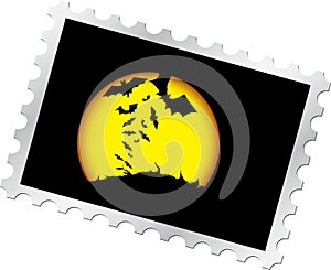 Postage stamp - 13. Halloween's night