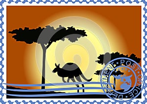 Postage stamp. Australia.