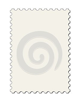 Postage stamp border (vector)