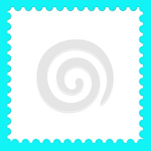 Postage stamp blank background template