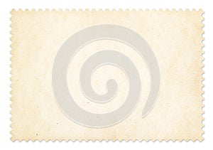 Postage stamp frame isolated with clipping path