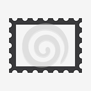 Postage stamp icon vector illustration