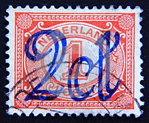 Postage stamp Netherlands, 1923, Numeral clearing issue