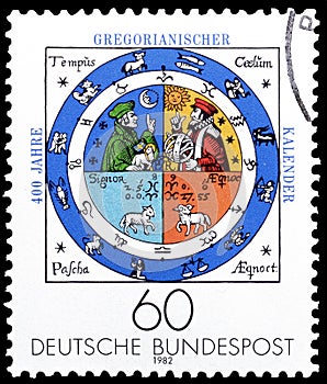 Postage stamp printed by Germany