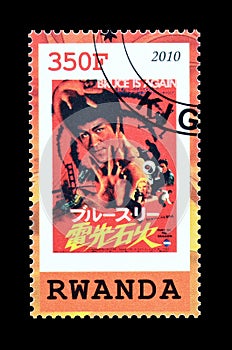 Postage stamp printed by Rwanda