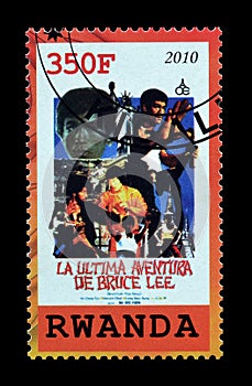 Postage stamp printed by Rwanda