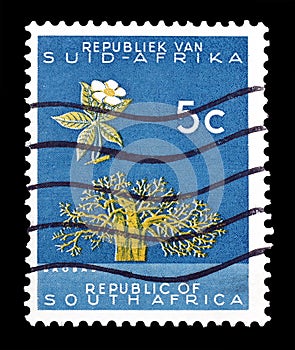 Postage stamp printed by South Africa