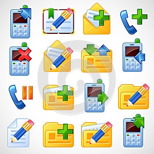 Postal icons. Set2