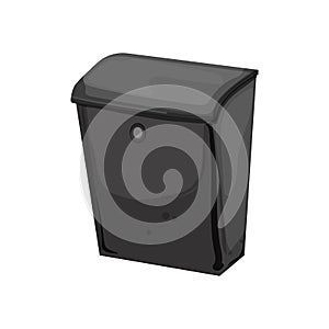 postal mailbox letter cartoon vector illustration