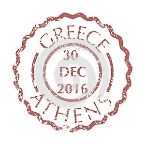 Postal Stamp from Athens