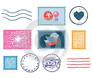 Postal stamp set