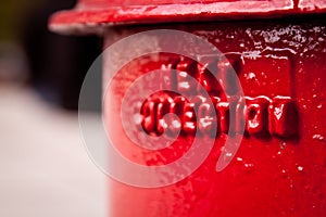 Postbox detail photo