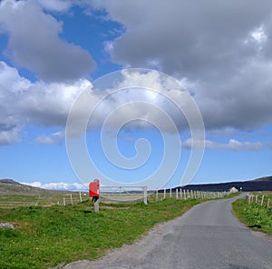 Postbox on South Uist