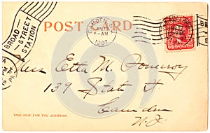 Postcard - 1907