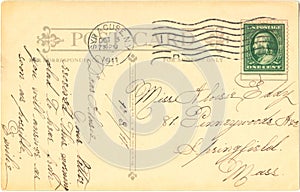 Postcard - 1911