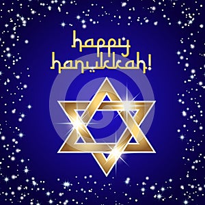 Postcard for Festival of Lights Hanukkah