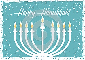 Postcard for Festival of Lights Hanukkah