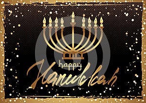 Postcard for Festival of Lights Hanukkah