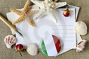 Postcard from holidays in Italy