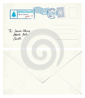 Postcard Letter to Santa