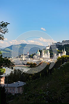 A postcard view of Salzburg, Austria