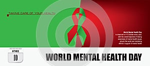 Postcard World Mental Health Day