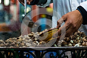 Postcards from Morocco: fresh escargots at Jemaa el-Fna Marakkech