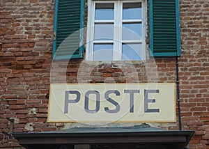 poste (Post Office) sign photo