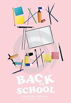 Poster Back to School Design Template