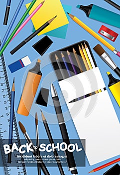 Poster Back to School Design Template