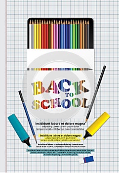 Poster Back to School Design Template