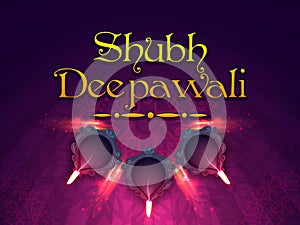 Poster, Banner or Flyer for Shubh Deepawali.