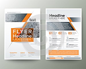 Poster Brochure Flyer design Layout vector template