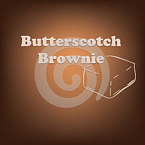 Poster Butterscotch Brownie