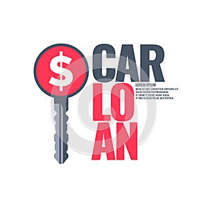 Poster an car loan.