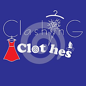 Poster Clashing Clothes photo