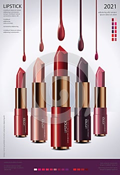 Poster Cosmetic Lipstick