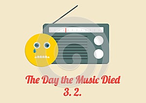 Poster for The Day the Music Died - 3rd Februardy every year photo