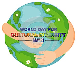 Poster design for world day cultural diversity