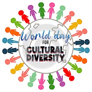 Poster design for world day cultural diversity