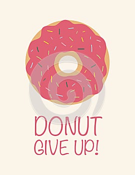 Poster: Donut give up