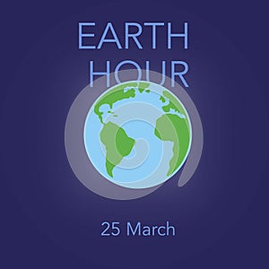 Poster for Earth hour