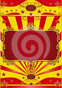 Poster frame circus