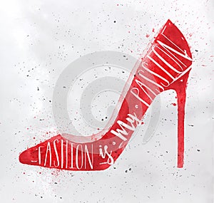 Poster high hill footwear red