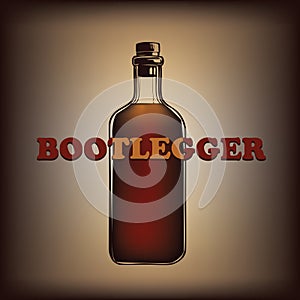 Poster on the historical theme Bootlegge photo