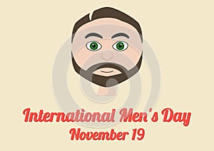 Poster for International Mens Day (November 19)