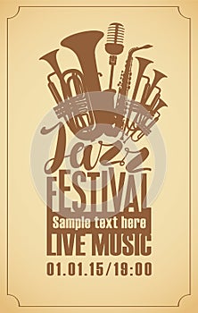 Poster for the jazz festival