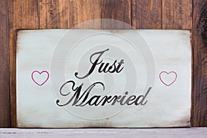 Poster Just Married